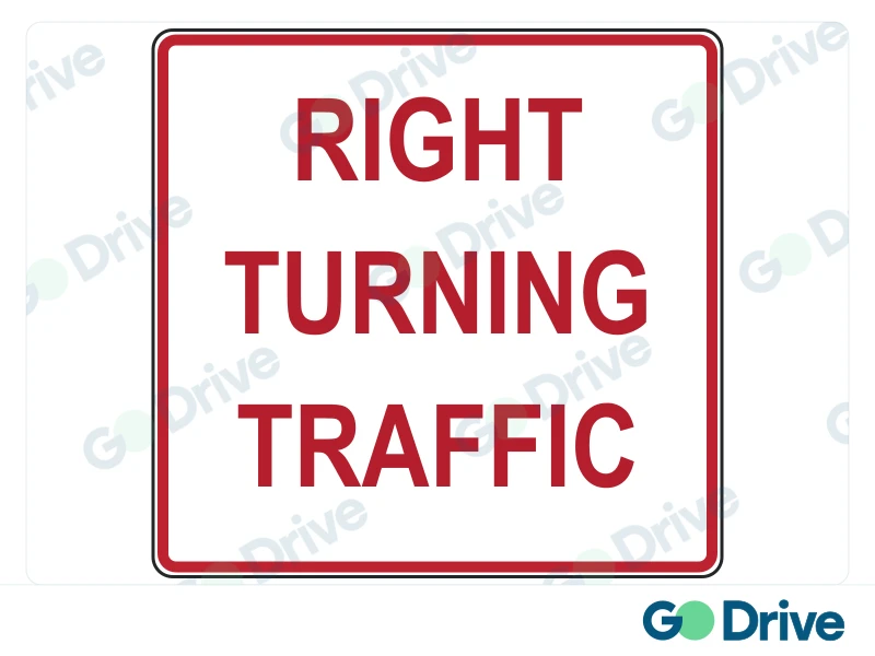 Road situation or traffic sign for this question
