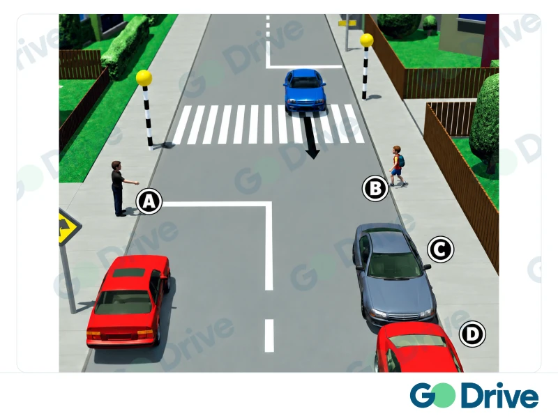 Road situation or traffic sign for this question